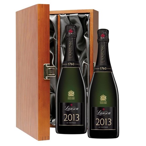 Lanson Le Vintage 2013 Champagne 75cl Double Luxury Gift Boxed Champagne